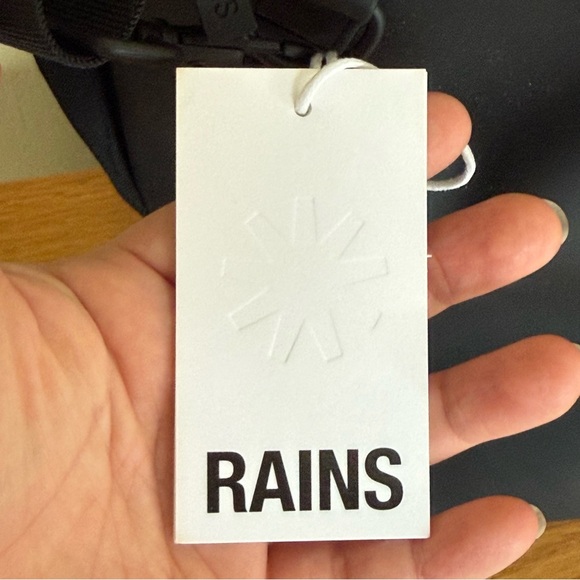 Rains Black Small Weekender Duffel Bag - Picture 12 of 16